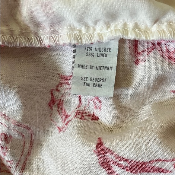 Angel Kiss Red and White Drawstring Pants - Picture 10 of 11